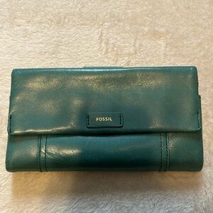 Fossil bifold leather wallet